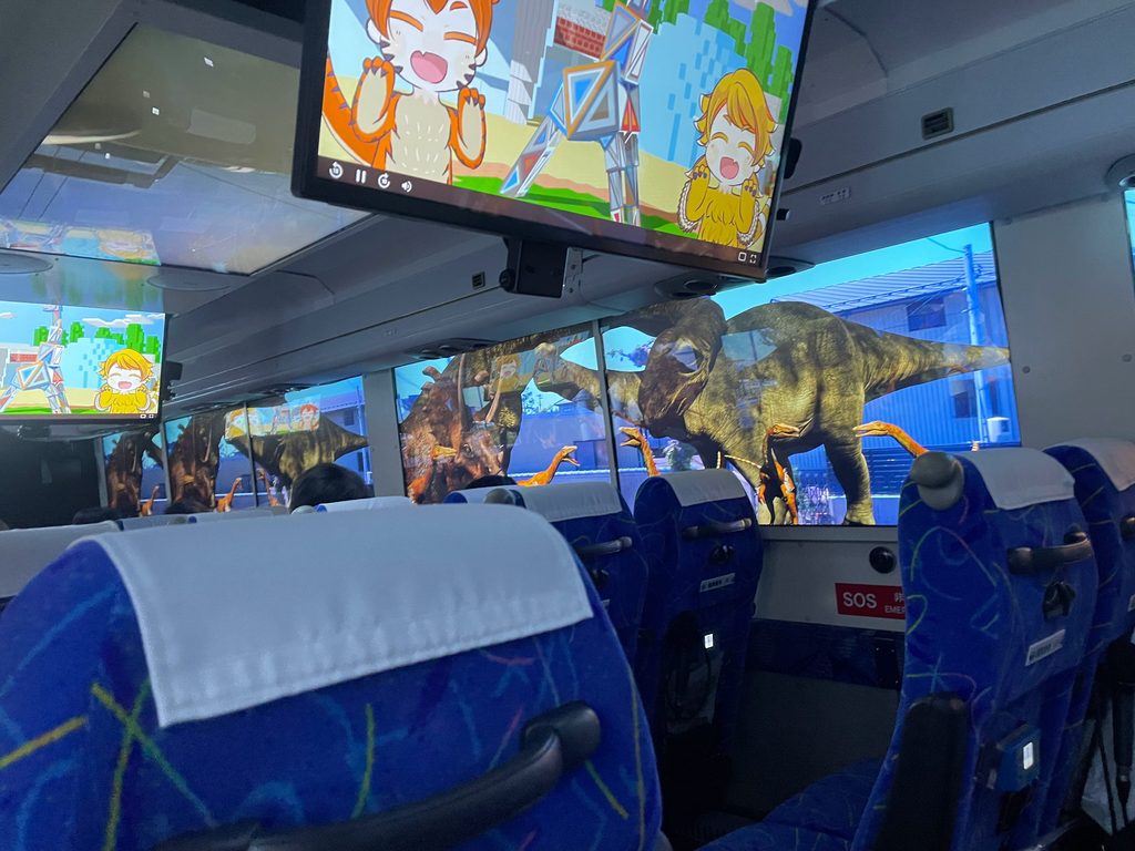 WOW RIDEの車内映像